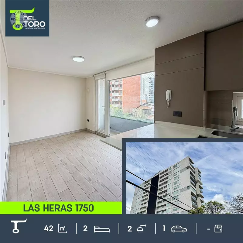 Departamento en arriendo de 2 dorm. en Concepción