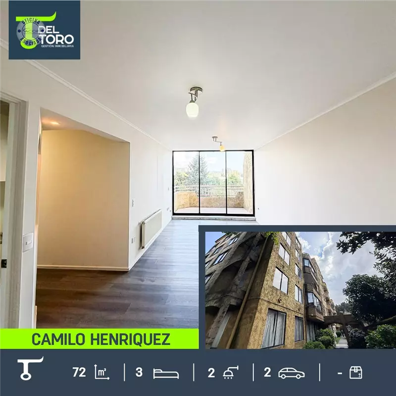 Arriendo depto en Camilo Henríquez, Concepción